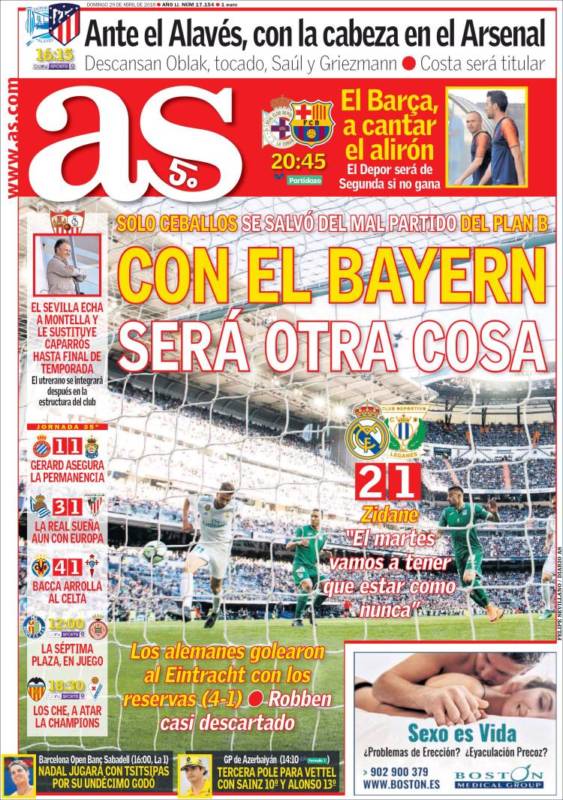 As Portada Bayern 29.04.18