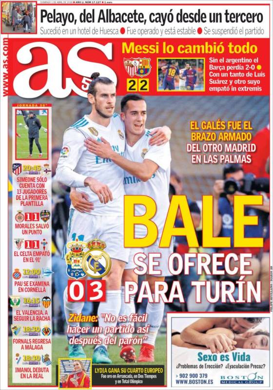 As Portada Bale 01.04.18