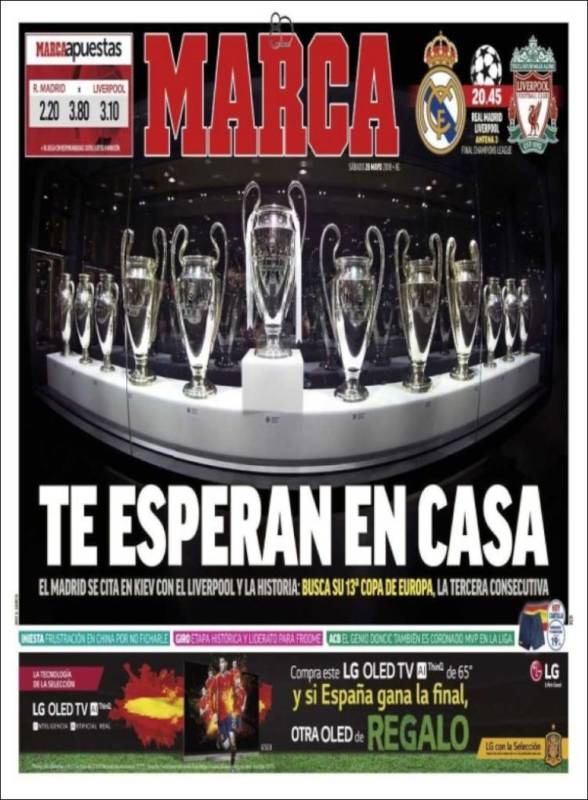 Marca Portada Previa Champions 26.05.18