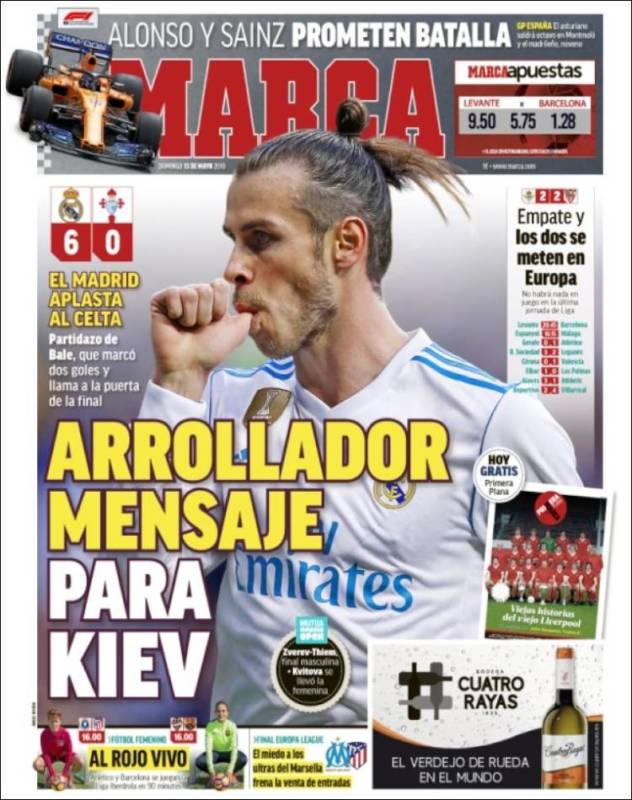 Marca Portada Bale Celta 13.05.18