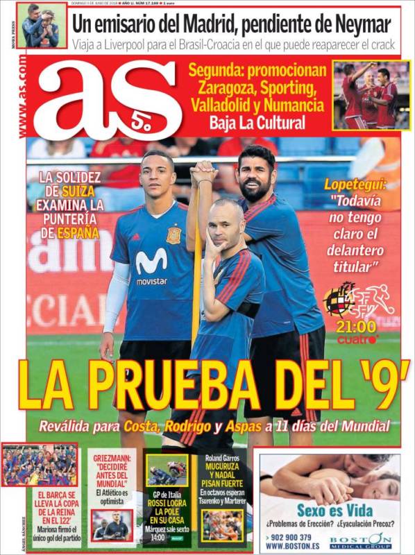 As Portada Selección 03.06.18