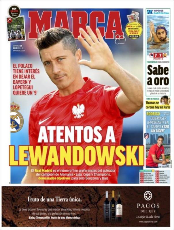 Marca Portada Lewandowski 29.07.18