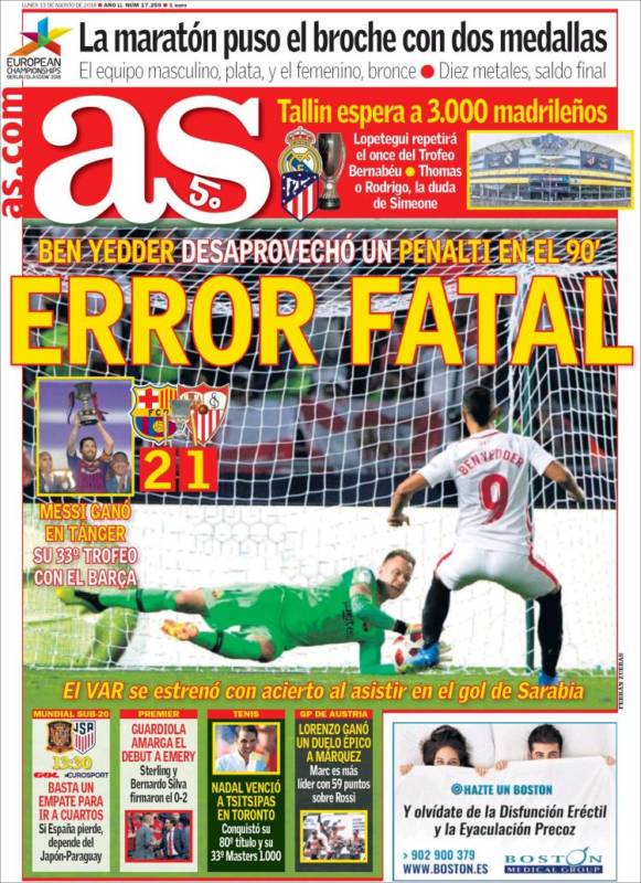 As Portada Error fatal 13.08.18