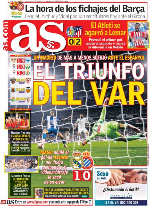 As Portada VAR 23.09.18