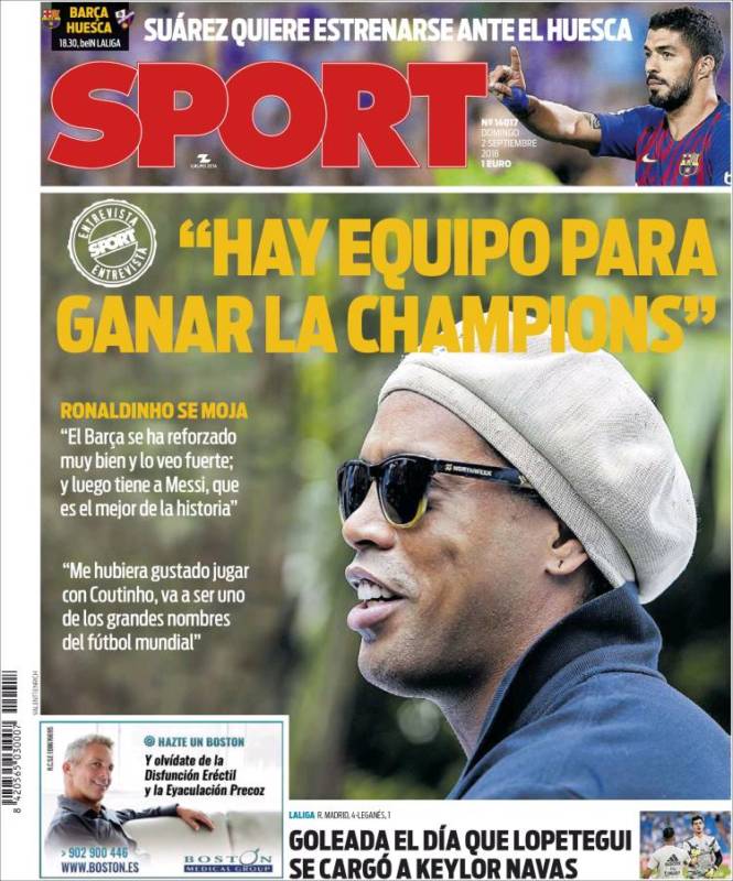 Sport Portada Ronnie 02.09.18