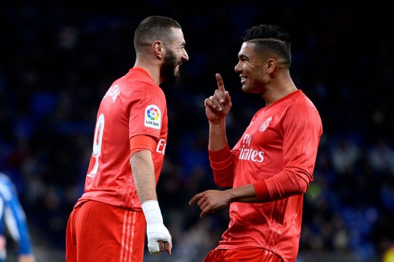 Benzema y Casemiro