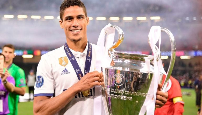 Varane con la Champions League