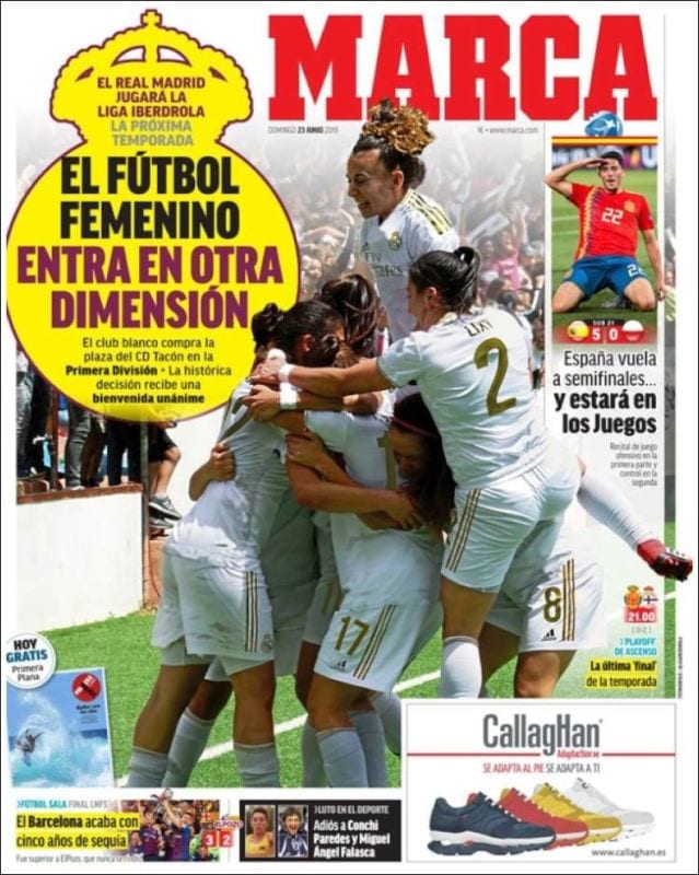 Marca Portada Equipo Femenino 23.06.19