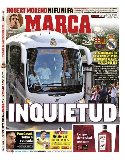 Portada MARCA El Clásico