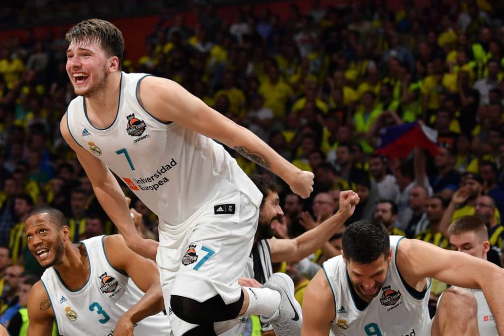 Luka Doncic con el Real Madrid en la Copa del Rey
