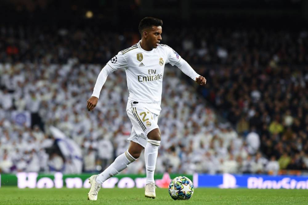 Rodrygo en el Bernabéu