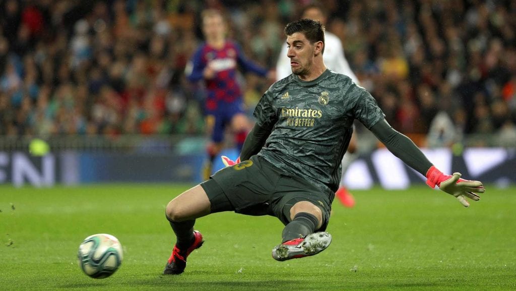 Courtois contra el Barça