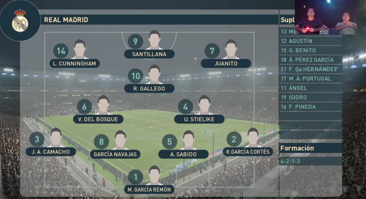 Real Madrid alineación
