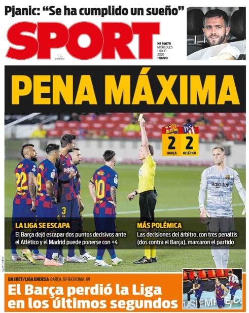 Pena Máxima para el FCBarcelona