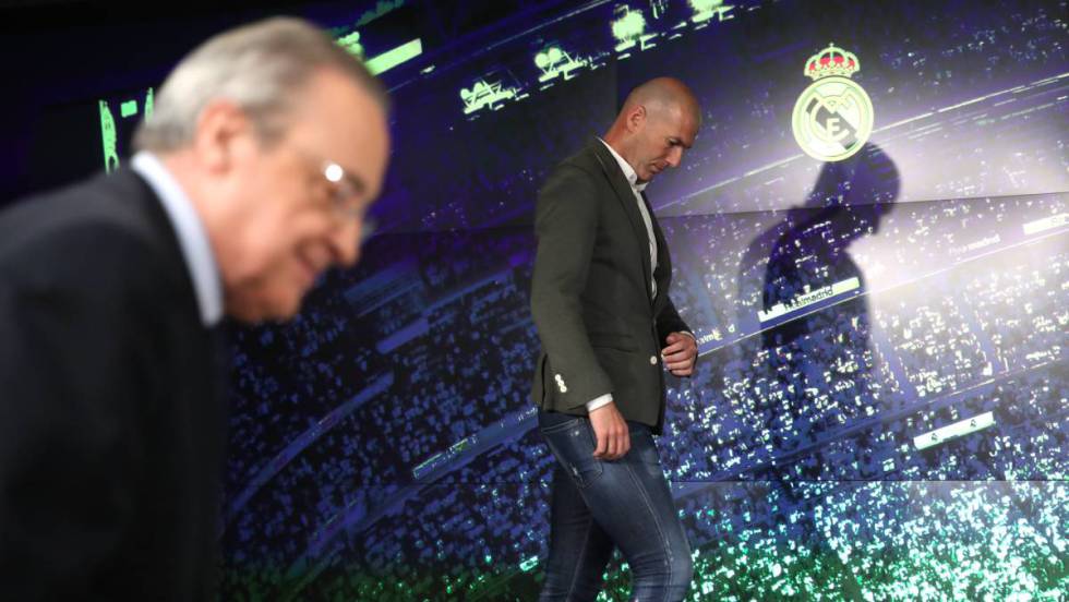Presentación de Zidane.