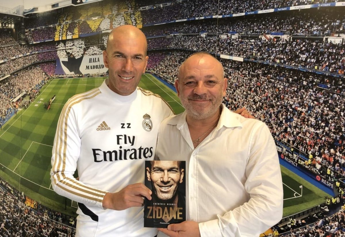 Zidane y Hermel.