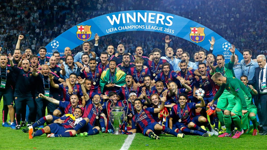 El FC Barcelona Campeón de Europa en 2015.