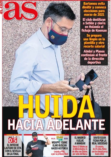 Portada AS Bartomeu elecciones