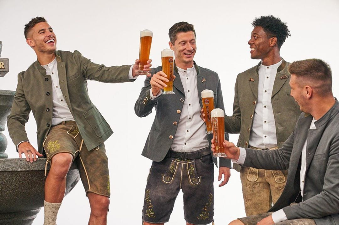 Bayern de Munich en la OktoberFest.
