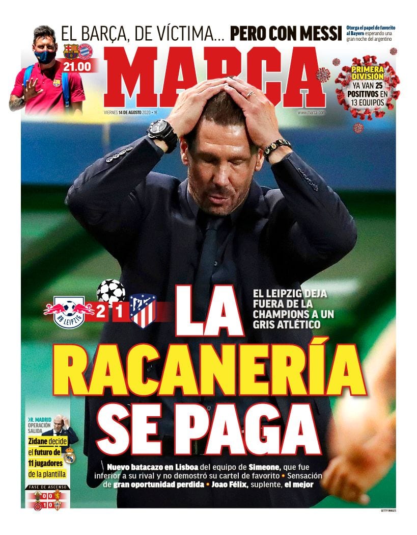 Portada del diario Marca.