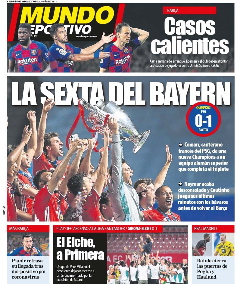 Portada Mundo Deportivo.