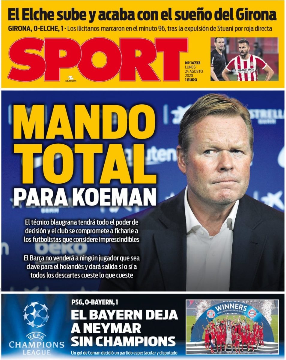 Portada Sport.