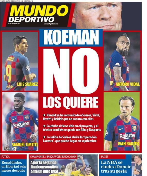 Portada Mundo Deportivo.