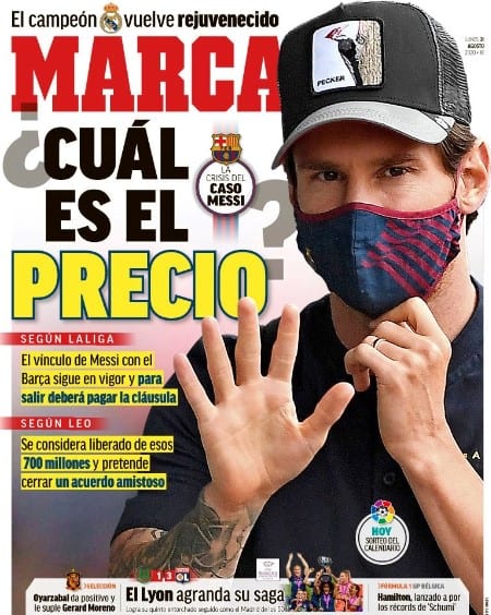 Portada Marca Messi precio
