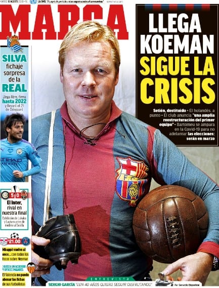 Portada Marca Koeman fichaje