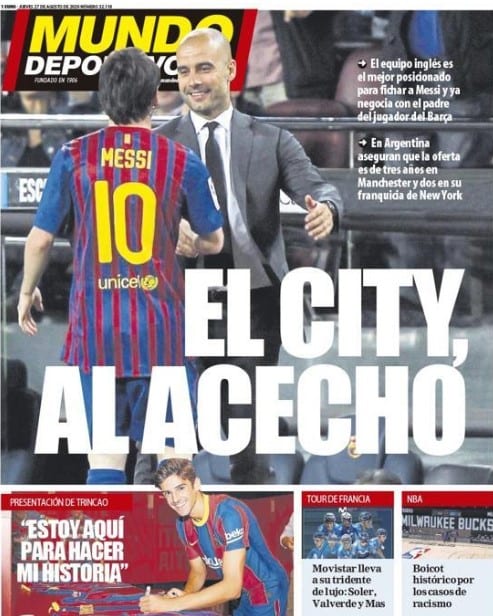 Portada Mundo Deportivo Manchester City