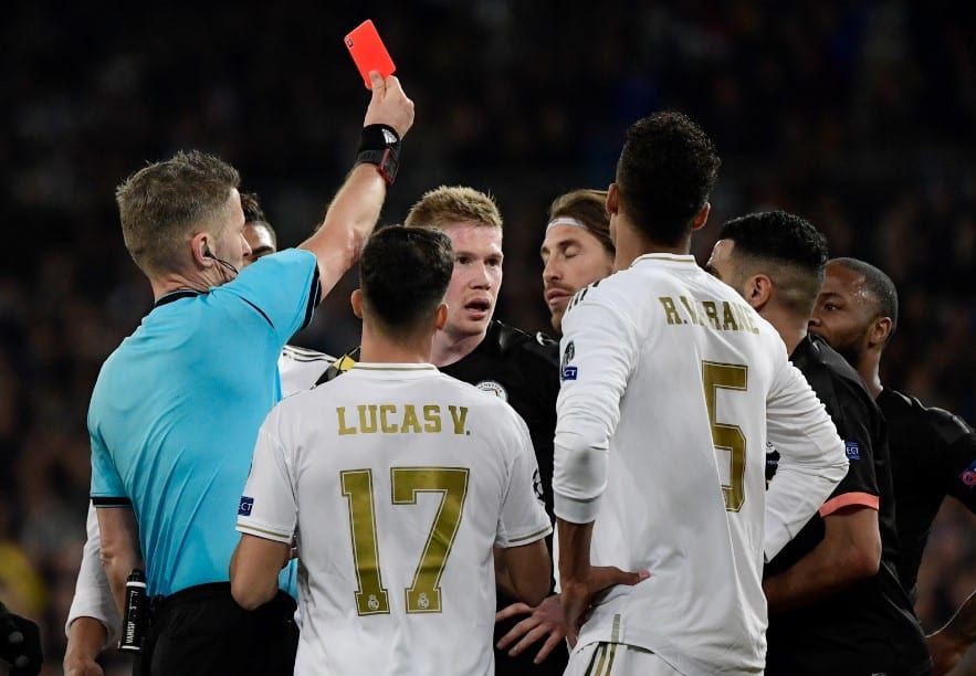 Expulsión de Ramos contra Manchester City