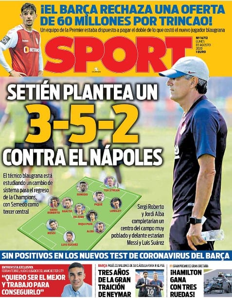 Alineación Setién