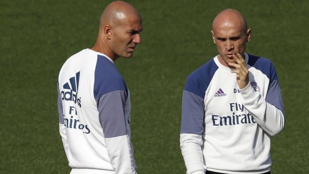 Zidane y Bettoni.