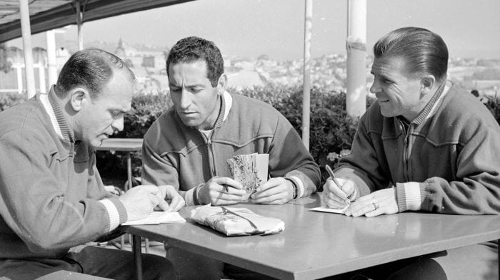Di Stéfano, Gento y Puskás.