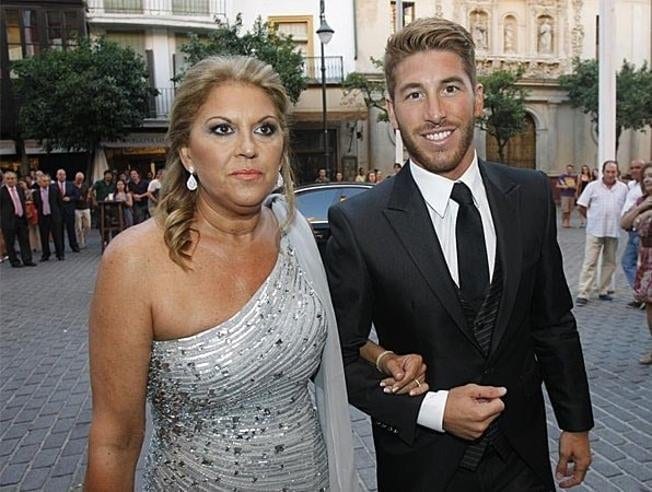 Paqui García y Sergio Ramos.
