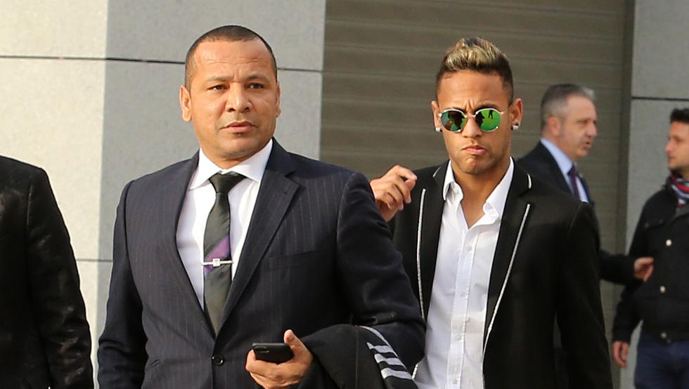Neymar Sr. y Neymar Jr.