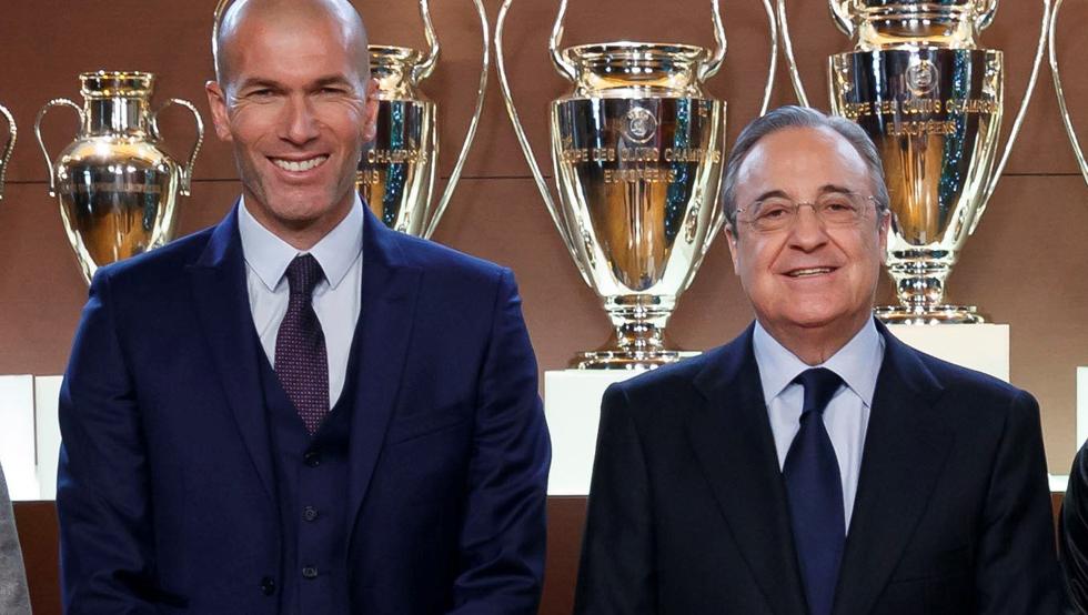zidane florentino sala de trofeos