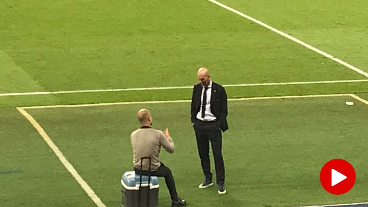 guardiola zidane despues partido