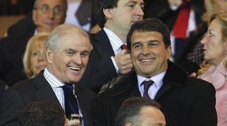 Ramón Calderón y Joan Laporta.