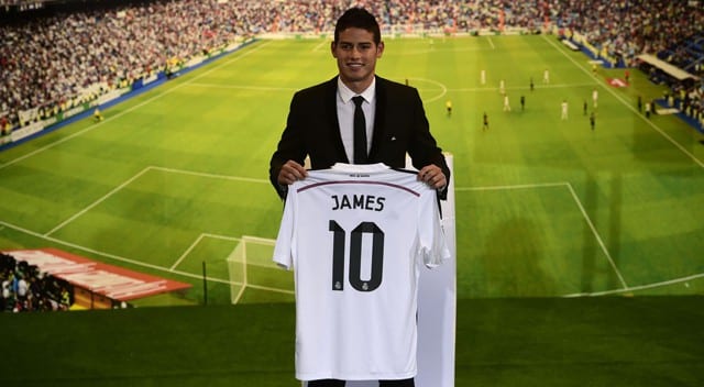 James Rodríguez ficha por el Real Madrid.