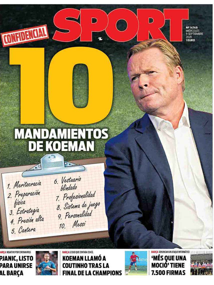 Portada Sport.