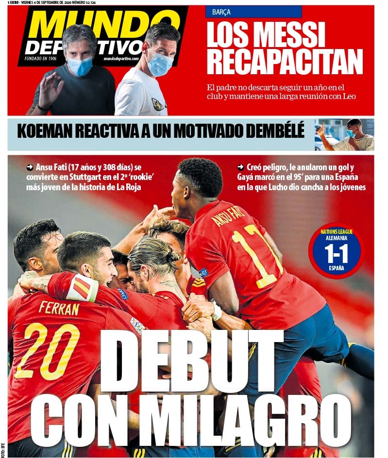 mundo deportivo debut ansu