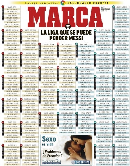 Marca Calendario Liga