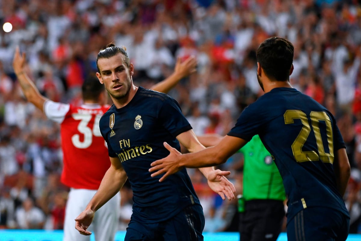 Gareth Bale durante un partido.