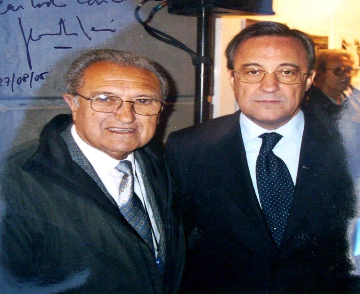 Rafael Verdú con Florentino Pérez