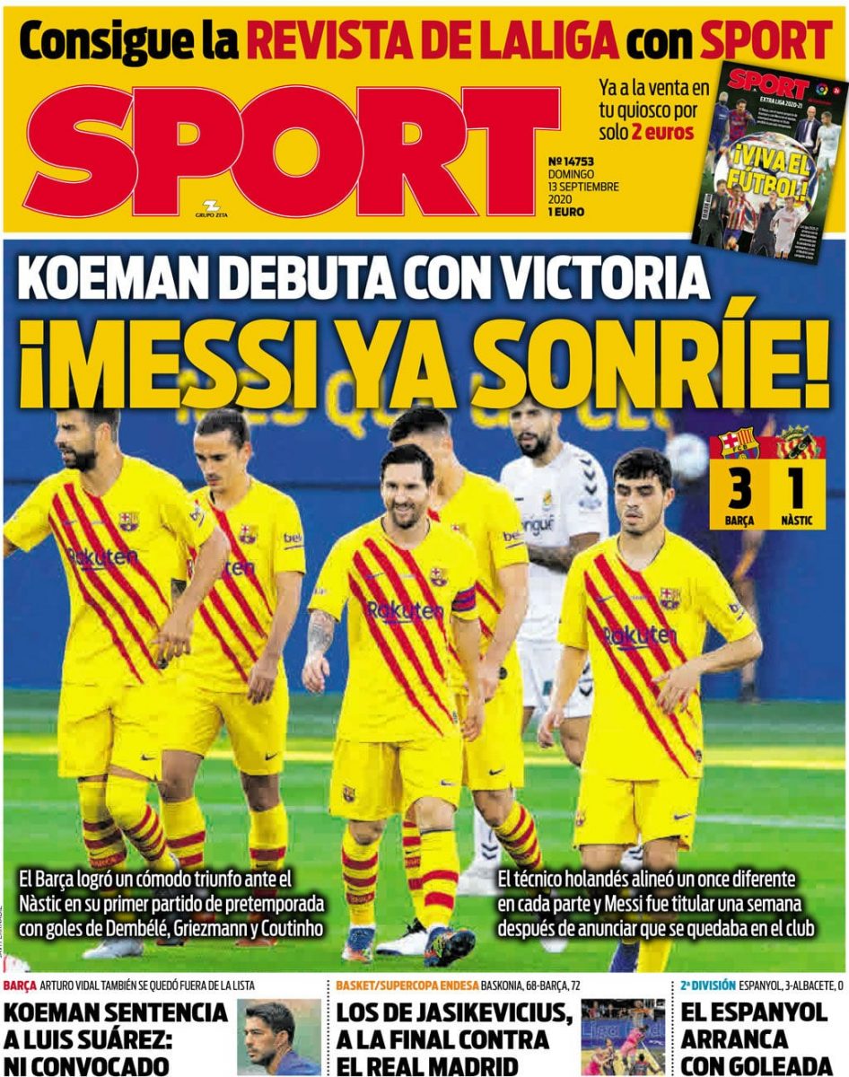 Portada Sport.