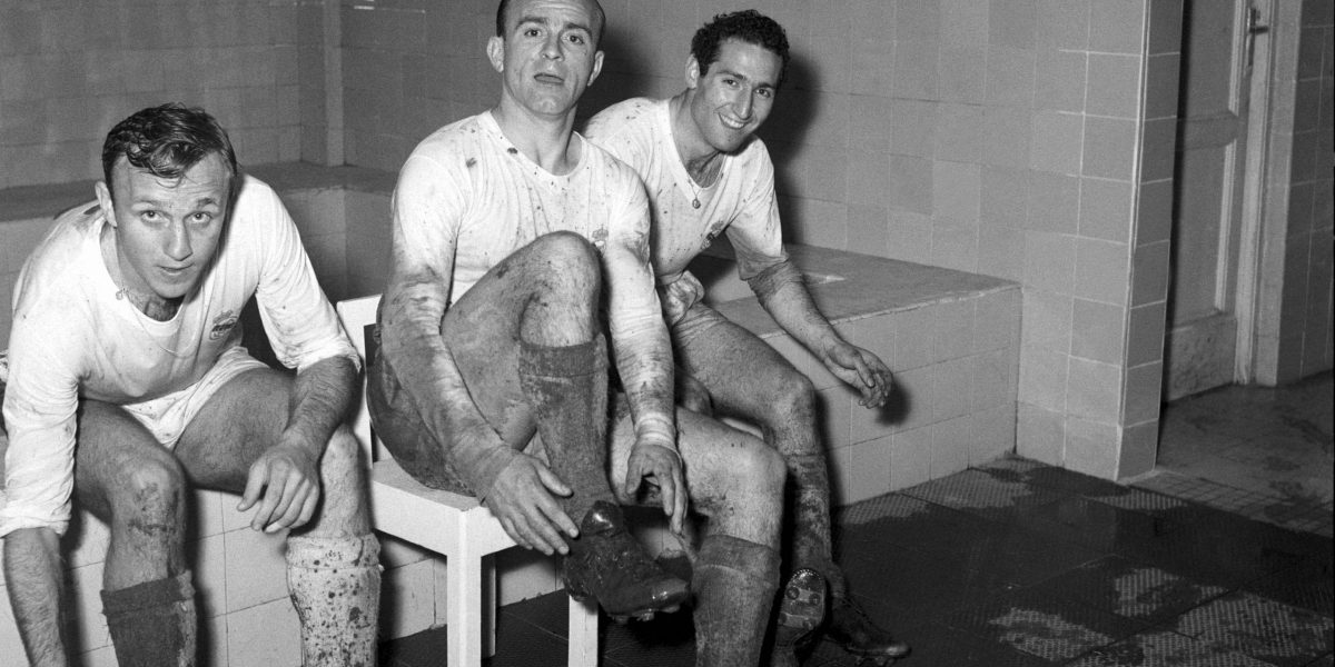 Santamaría, Di Stéfano y Gento.