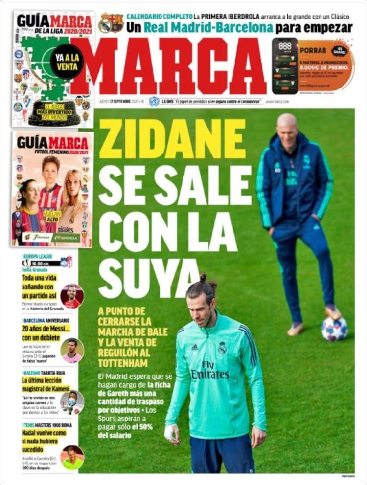 Portada Marca Zidane gana