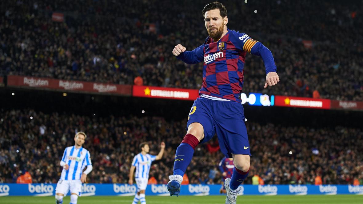 messi contra la real sociedad