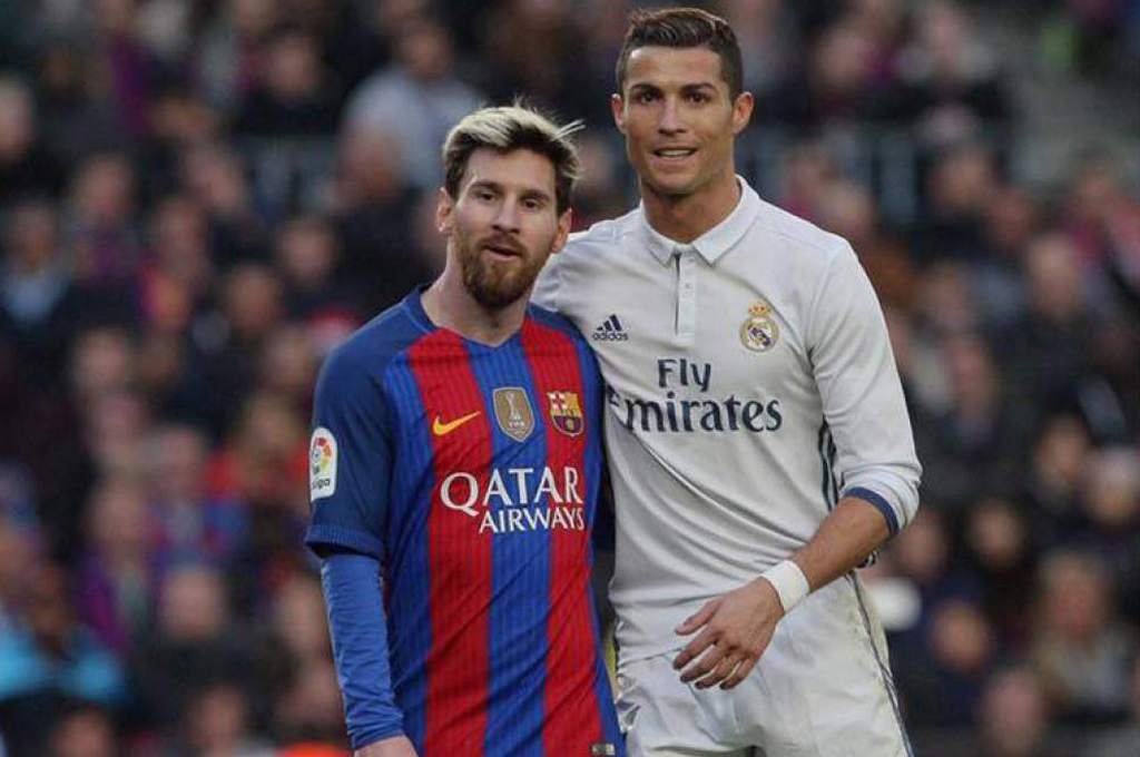 Messi y Cristiano Ronaldo
